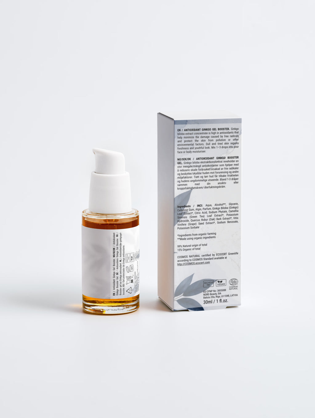 Antioxidant Ginkgo Gel Booster